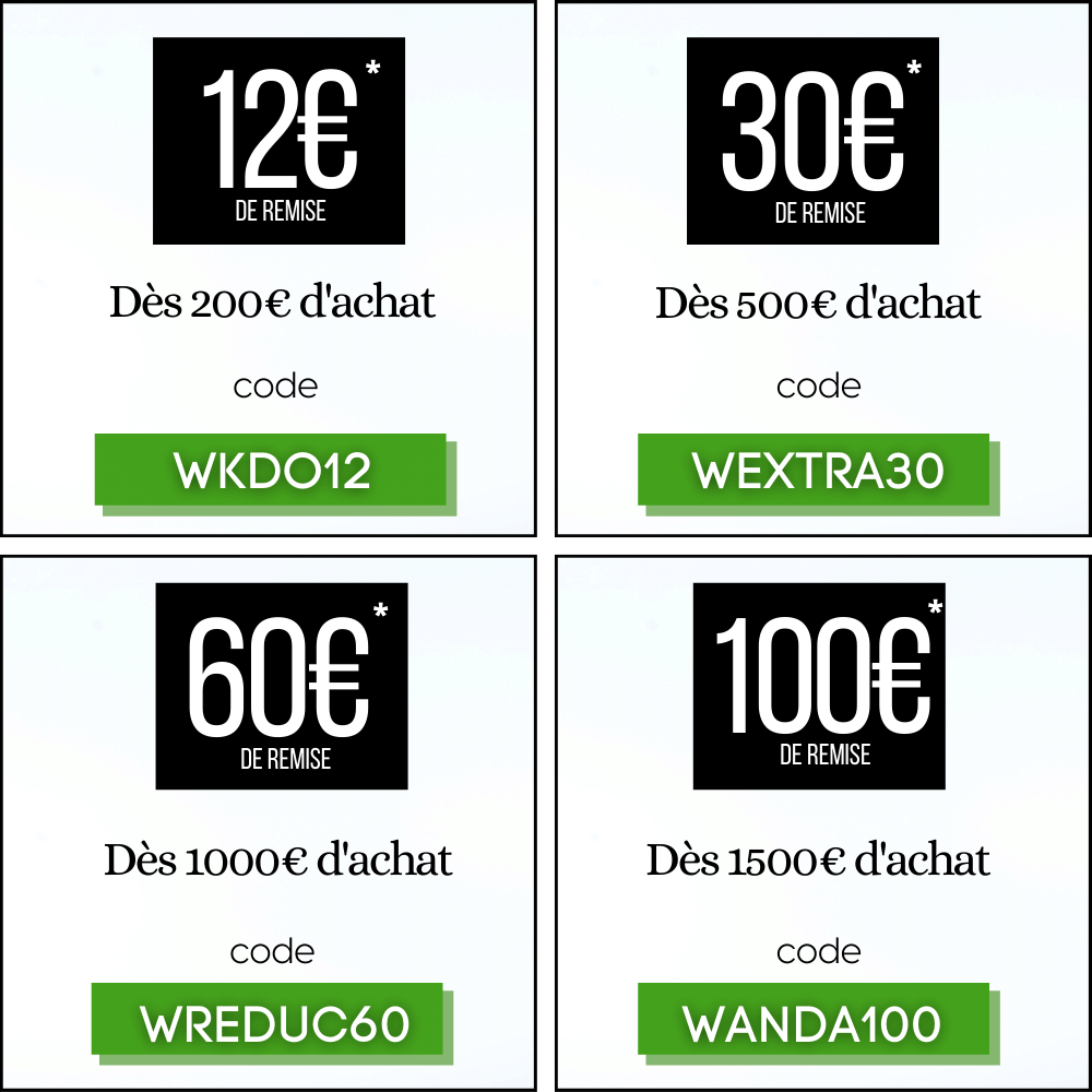 Code de réduction  code promo  Wanda collection